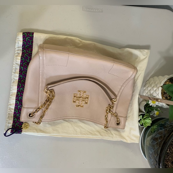 ππ TORY BURCH Crossbody Or Shoulder Pink Leather Bag - Picture 15 of 15
